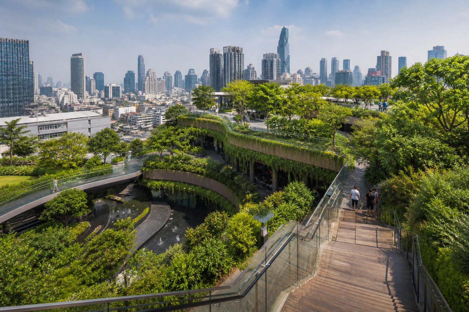 Exploring the Elevated Green Park and Sky Garden