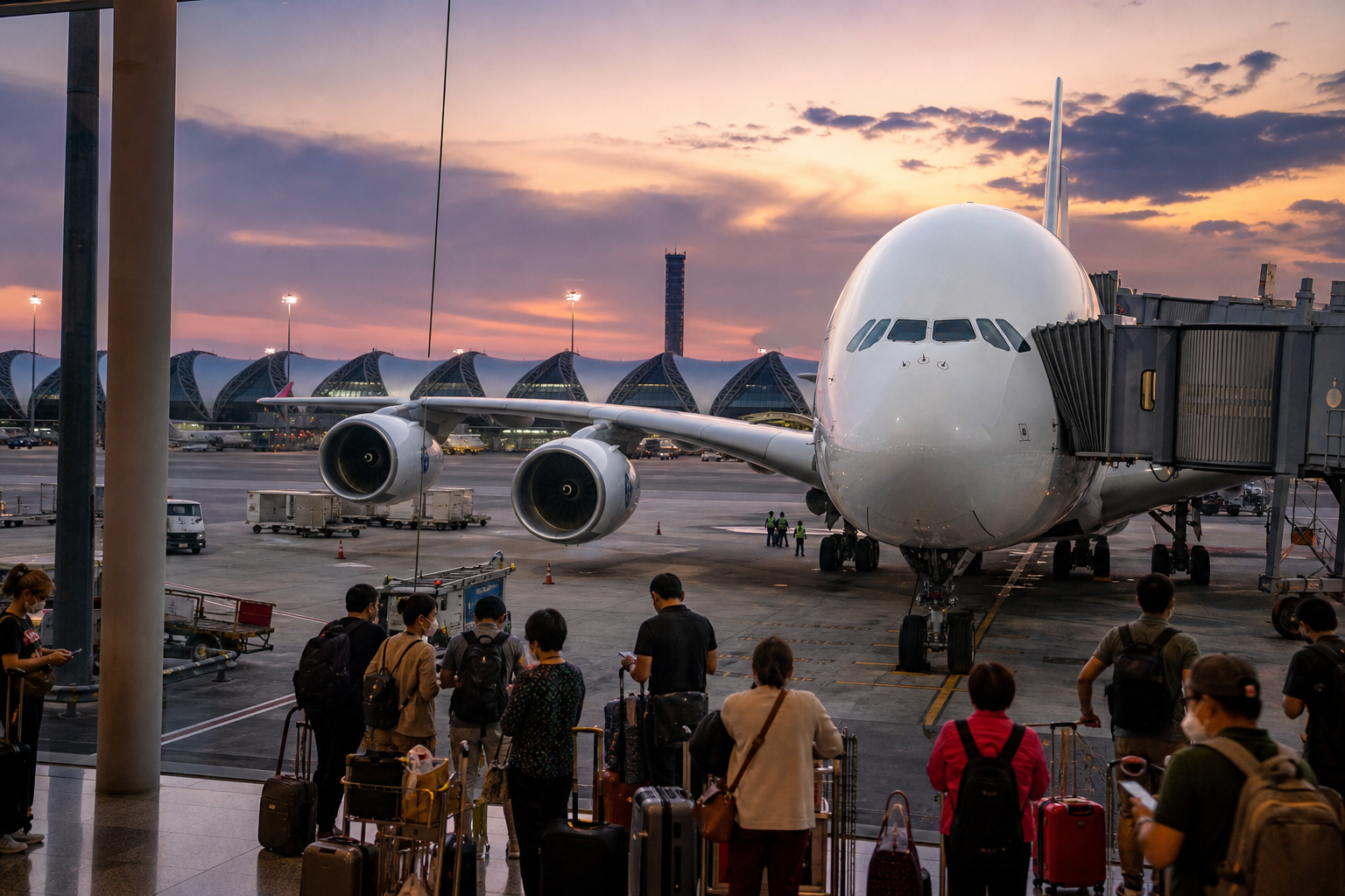 Emirates Flights Continue During Airport Disruptions