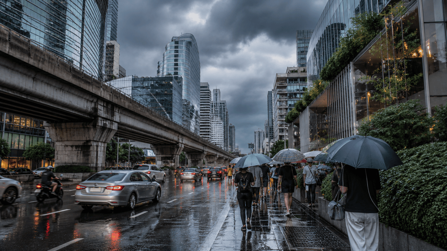 Bangkok Rainy Season Through September