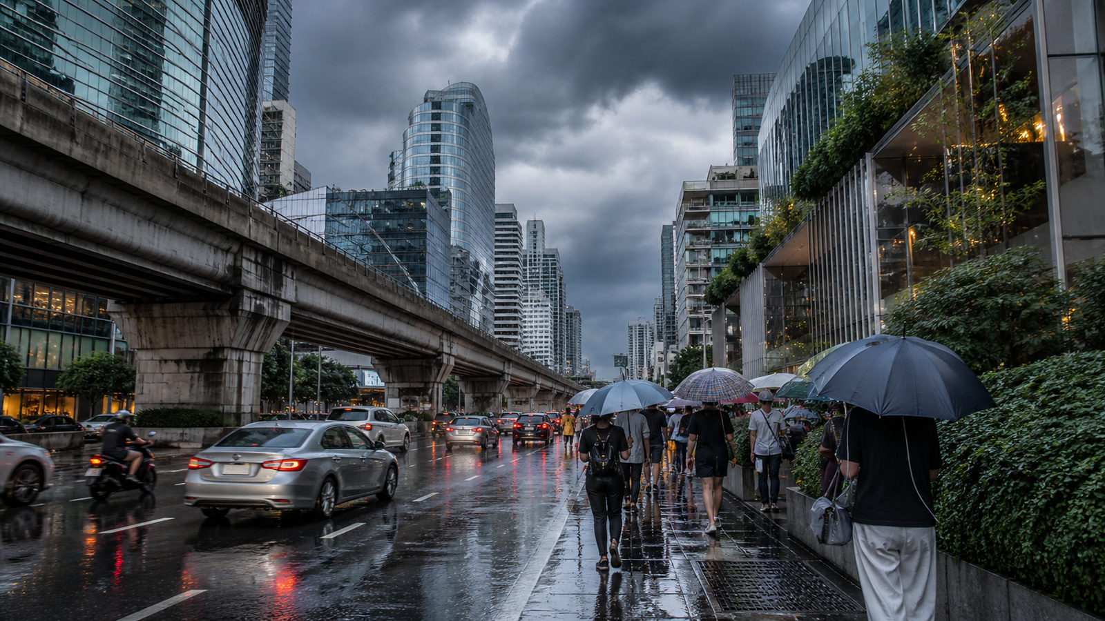 Bangkok Rainy Season Through September