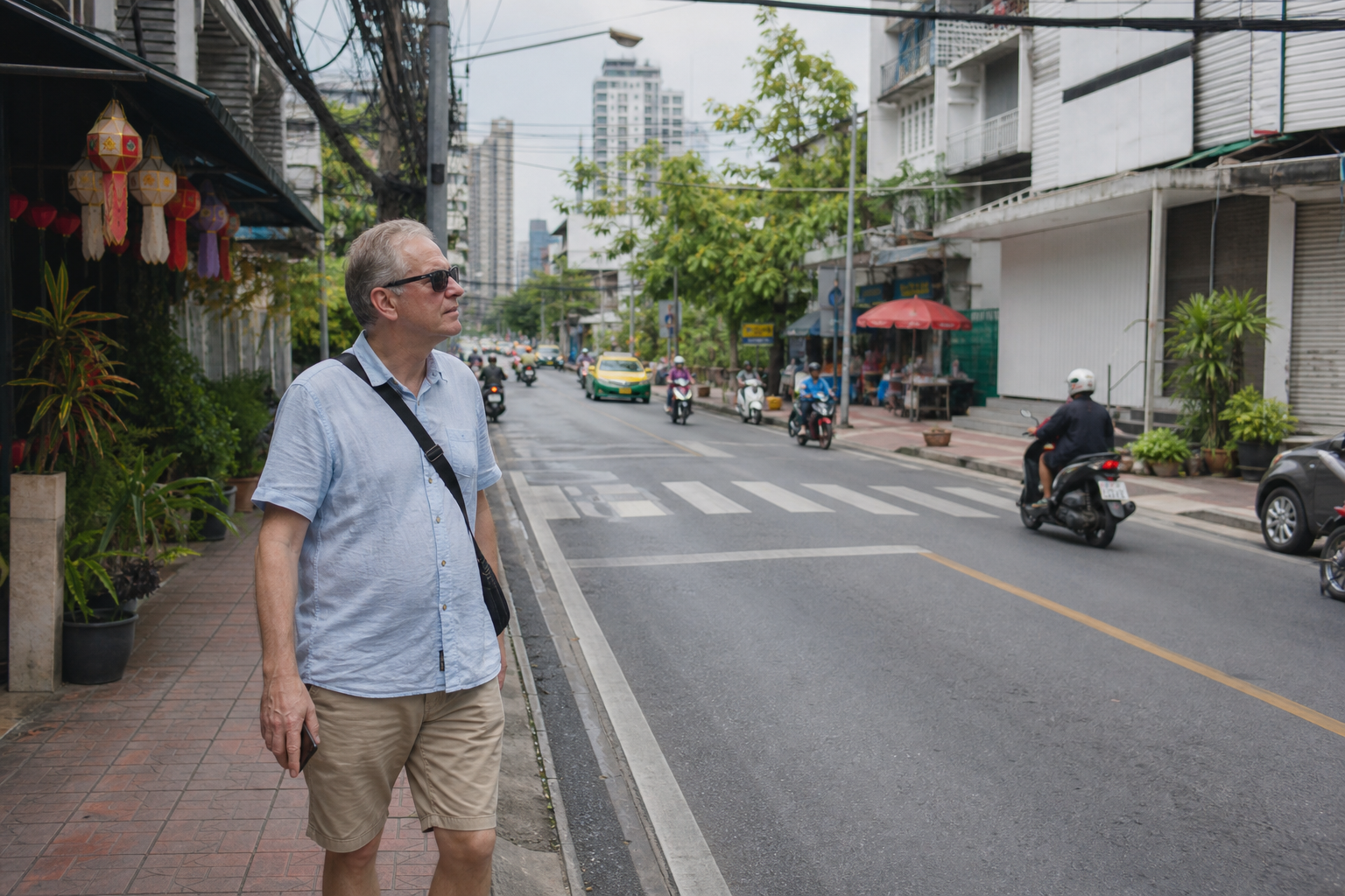 Exploring Bangkok Before Meeting Rutna