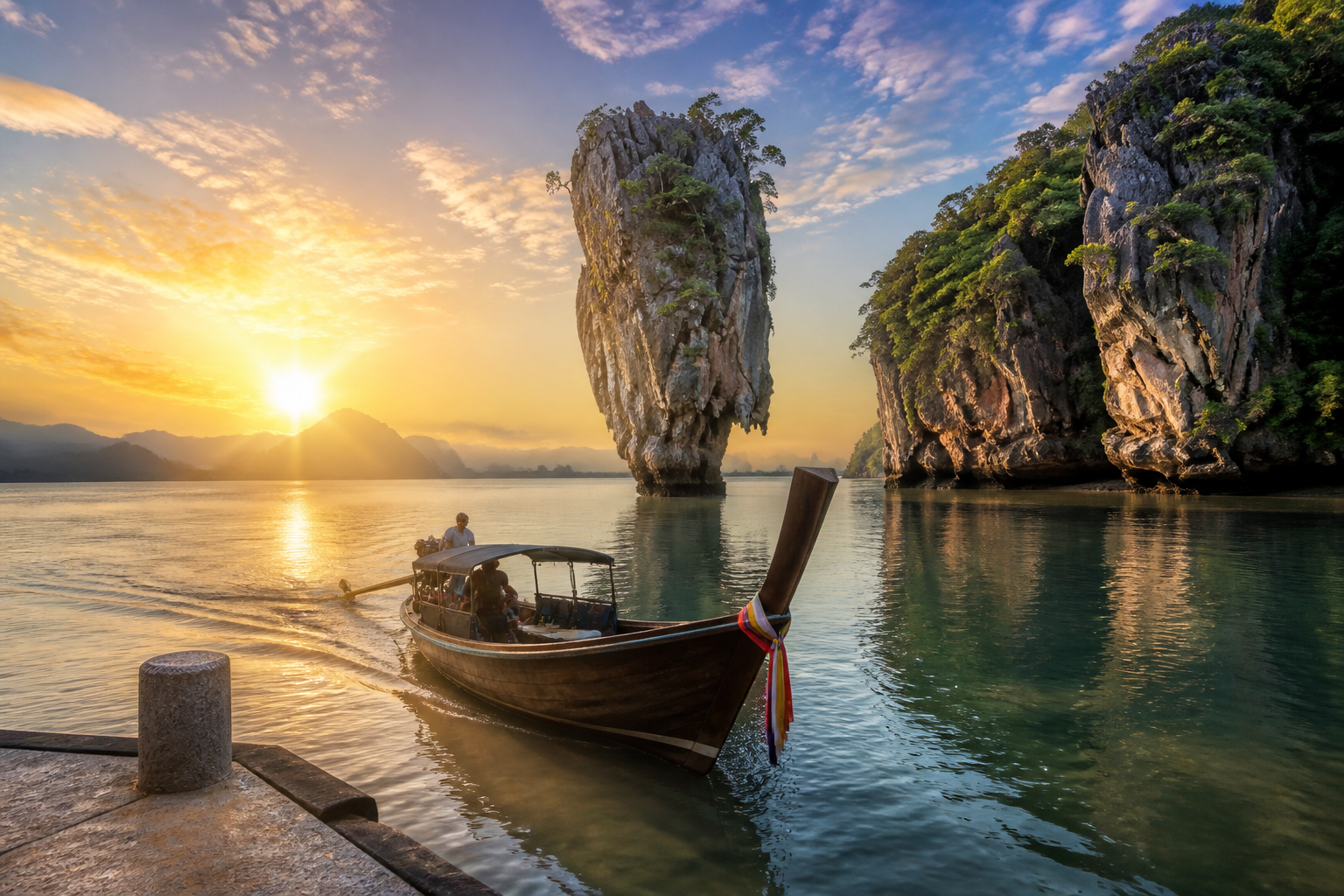 Exploring Phang Nga Bay by Longtail Boat