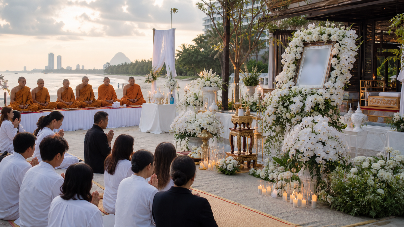 Family Thanks Thailand at Memorial for Russian Siblings