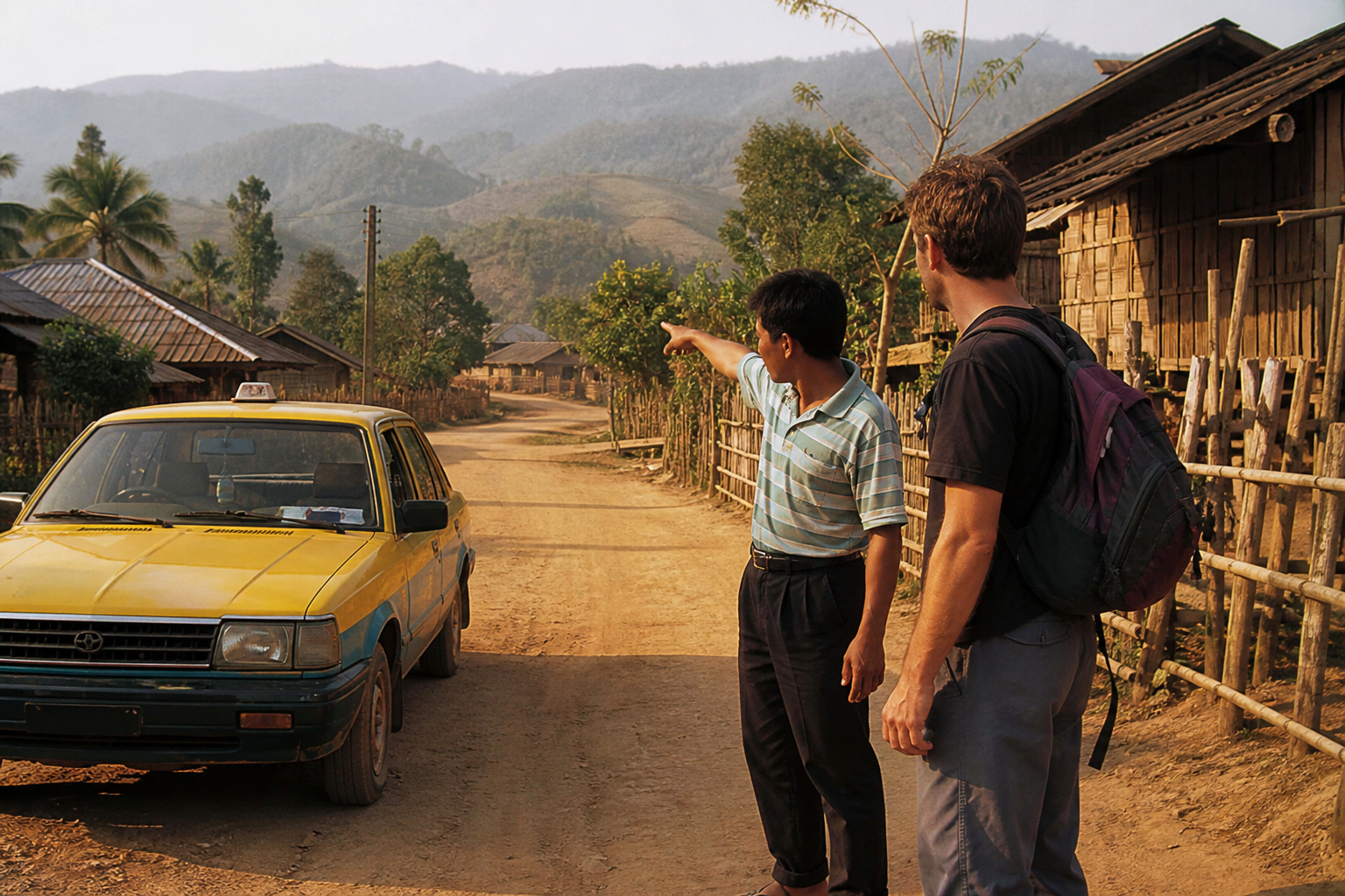 Finding Far’s Village with Help from a Chiang Rai Taxi Driver