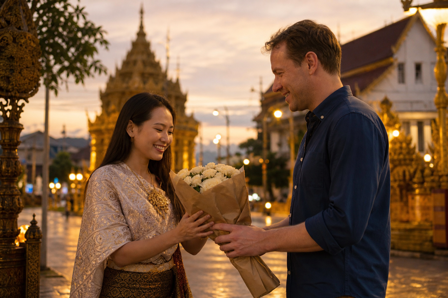 Finding Love with Flower After Meeting Her Online