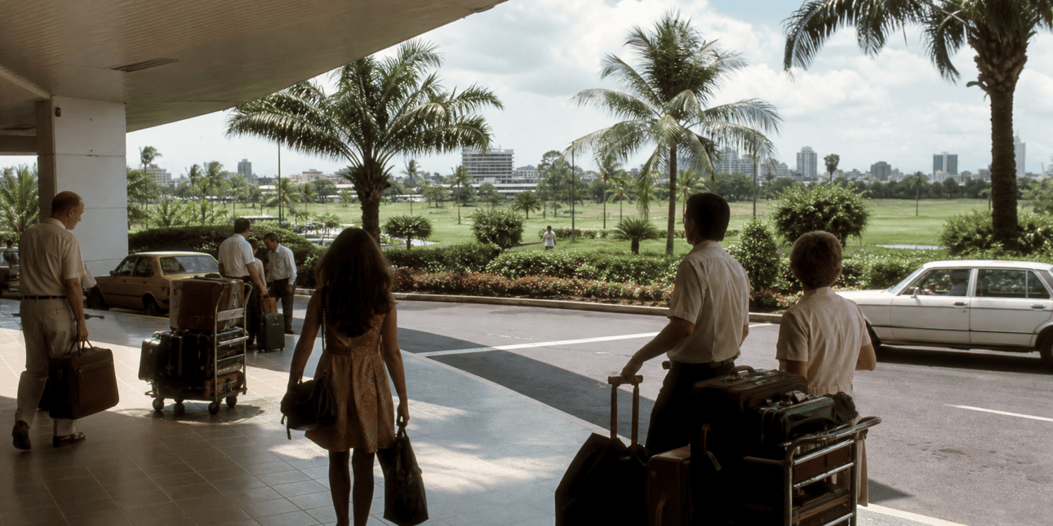 First Arrival in Bangkok