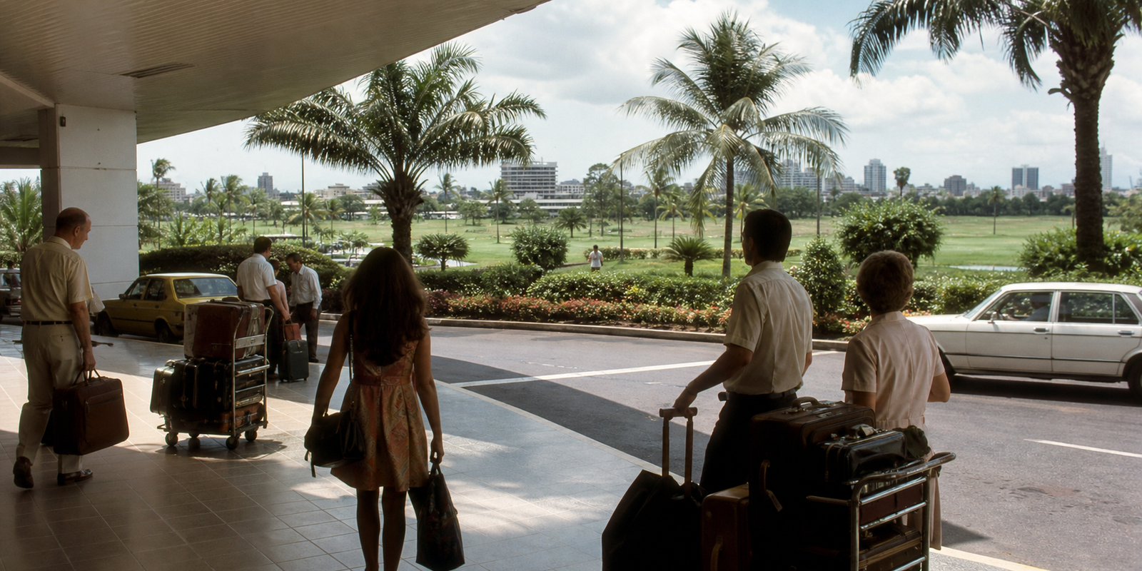 First Arrival in Bangkok