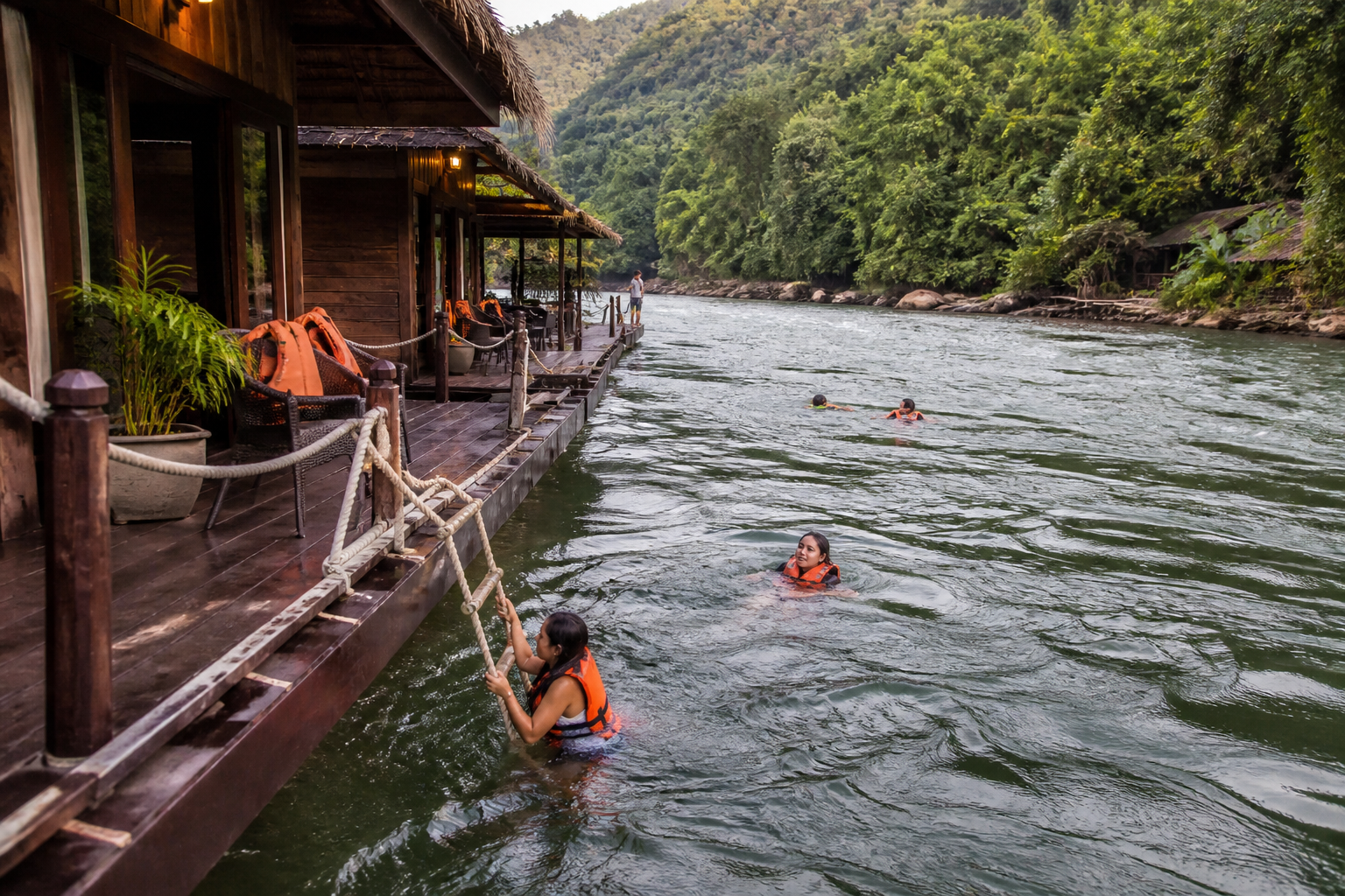 Floating Hotel Activities and Safety on the River