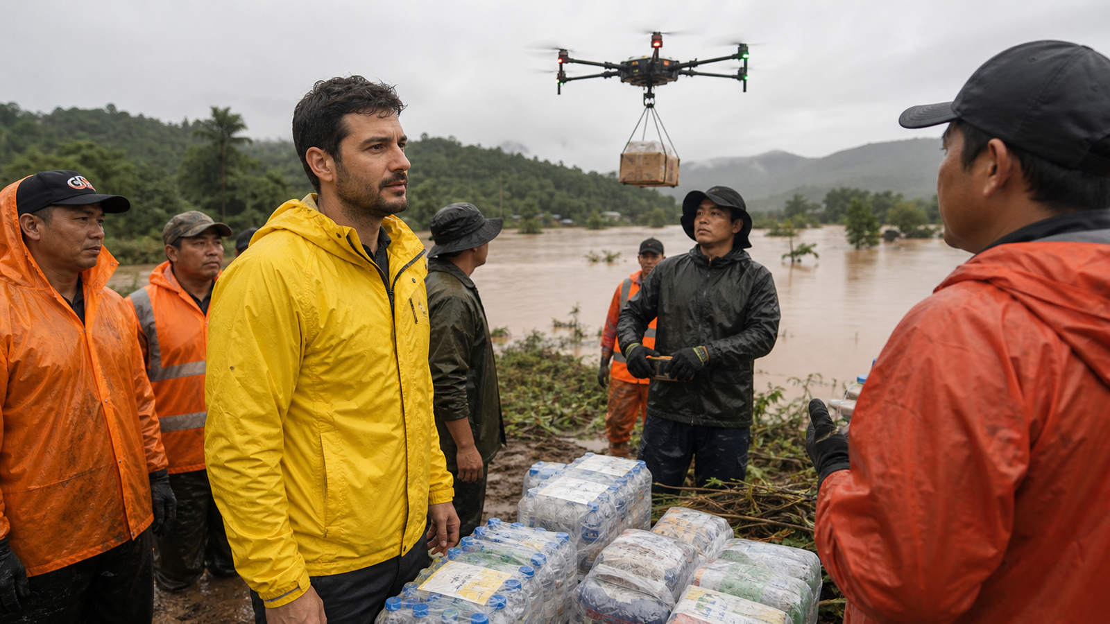 Flood Relief Volunteer Death in Nan Province
