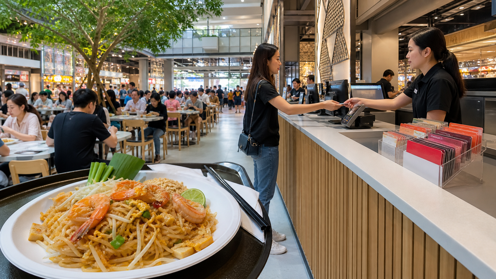 Food Court and Cheap Meals