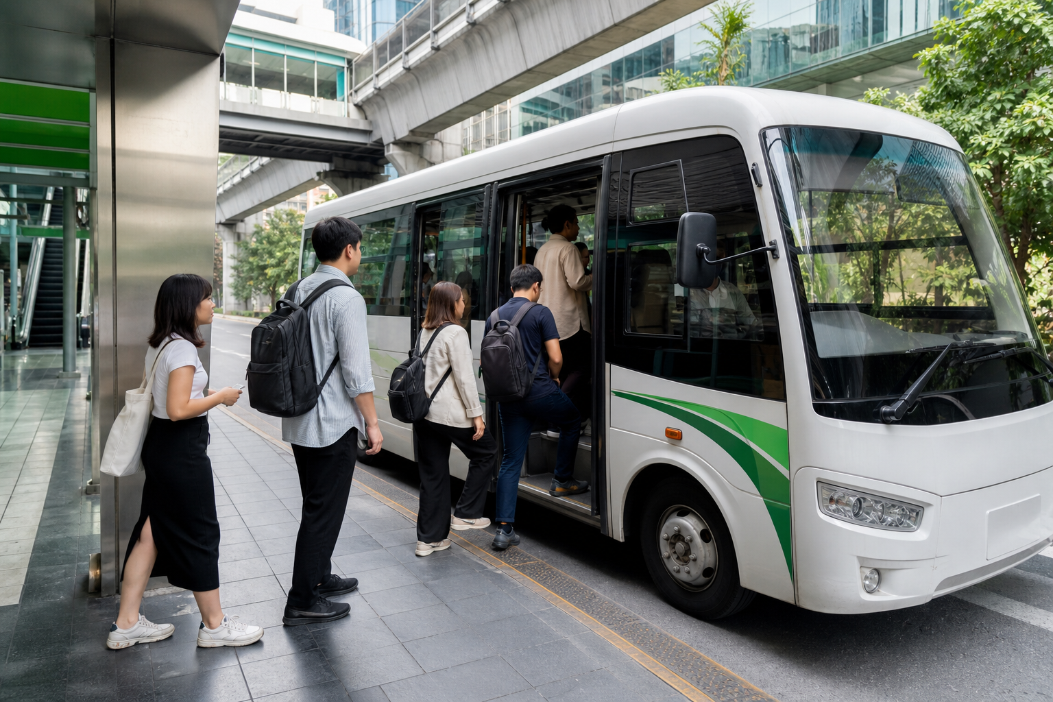 Free Shuttle from Surasak Station