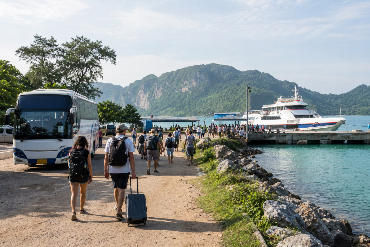 Getting to Koh Lanta from the Gulf of Thailand
