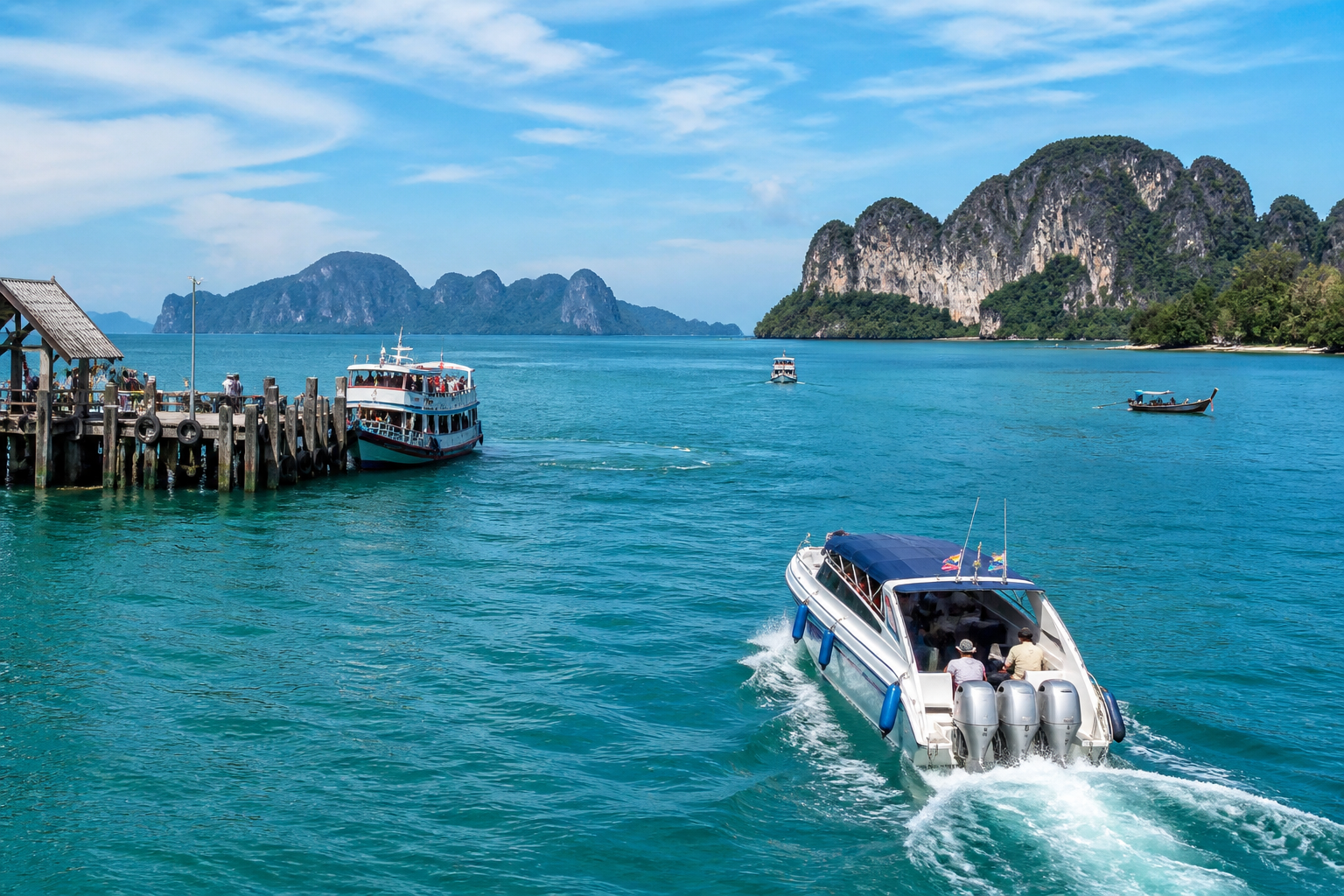 Getting to Railay Beach from Phuket, Koh Phi Phi and Koh Lanta