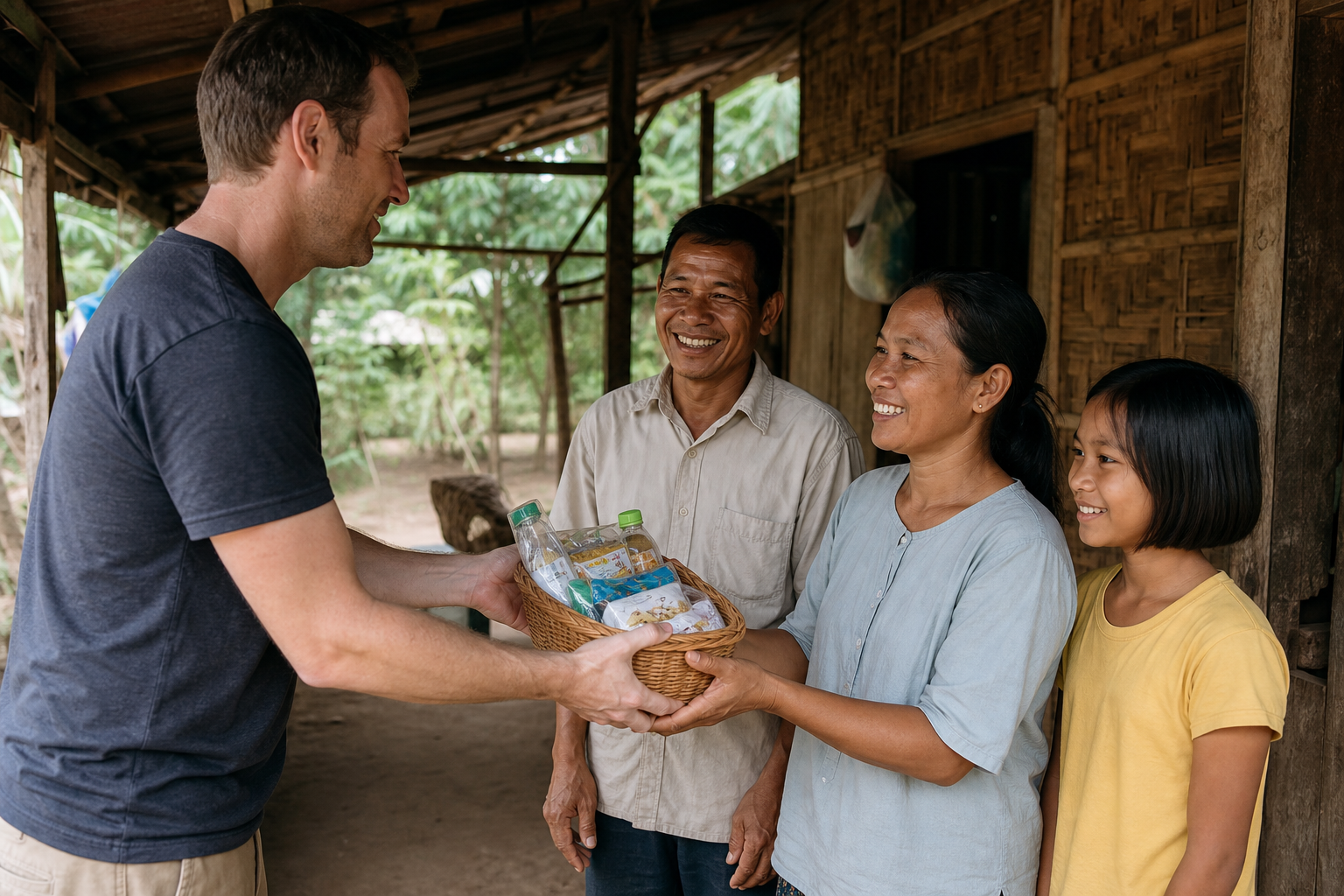Returning Kindness with a Gift Basket