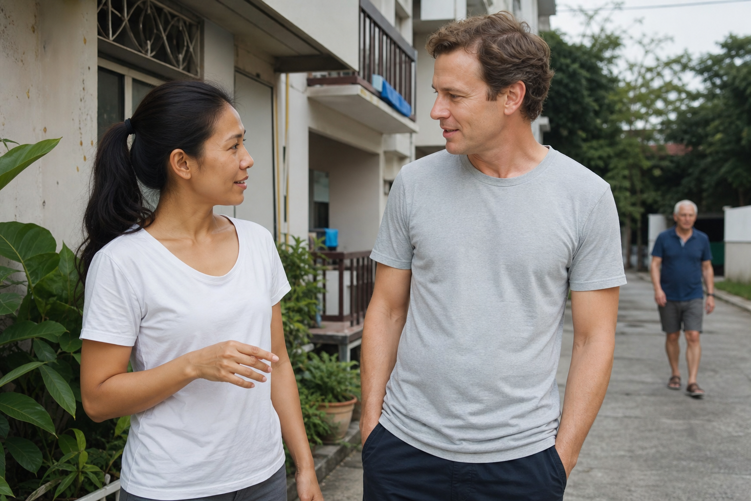 Her English Friend In Thailand