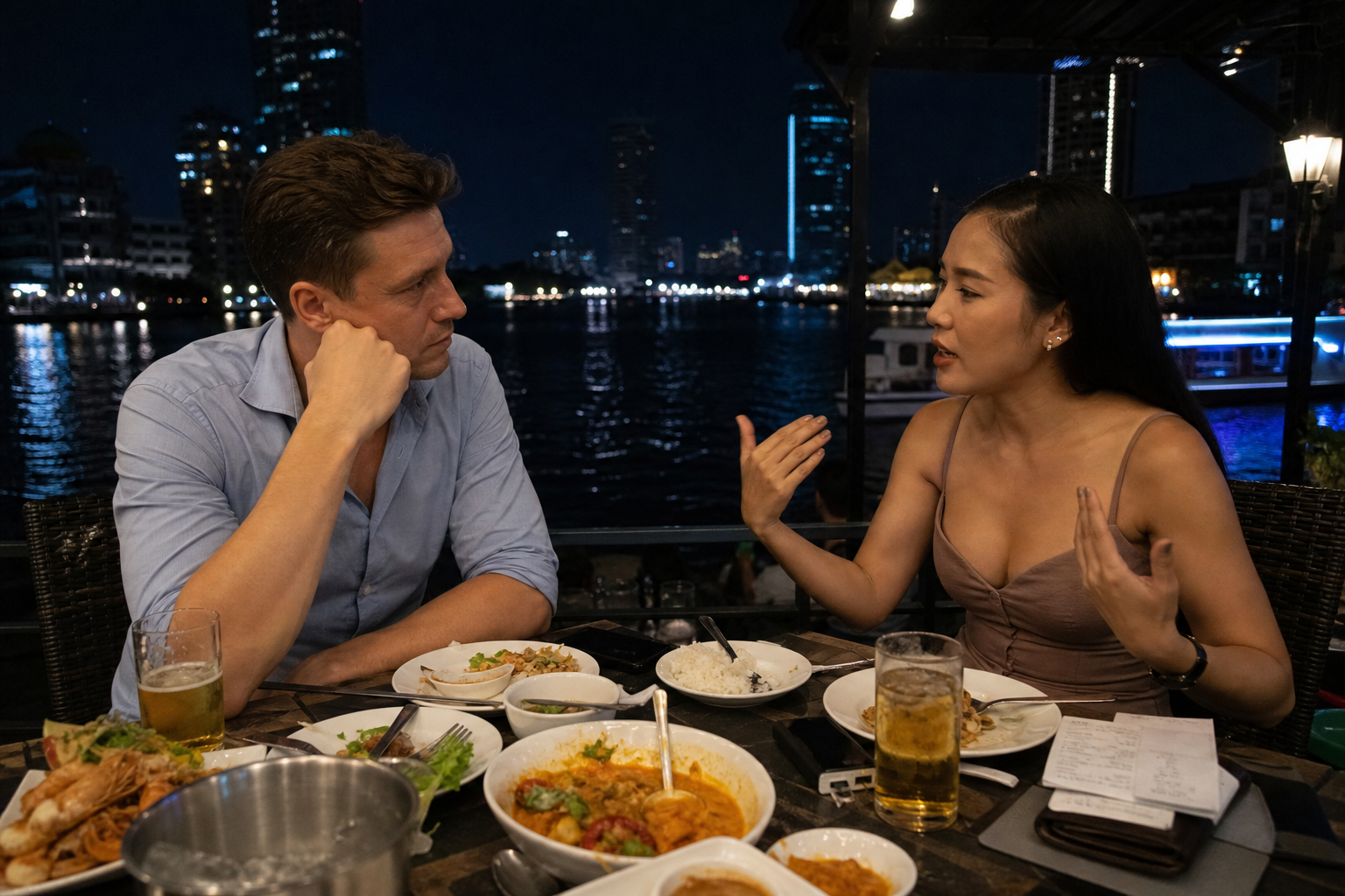 Her Excuses Make the Expensive Dinner Seem Legitimate
