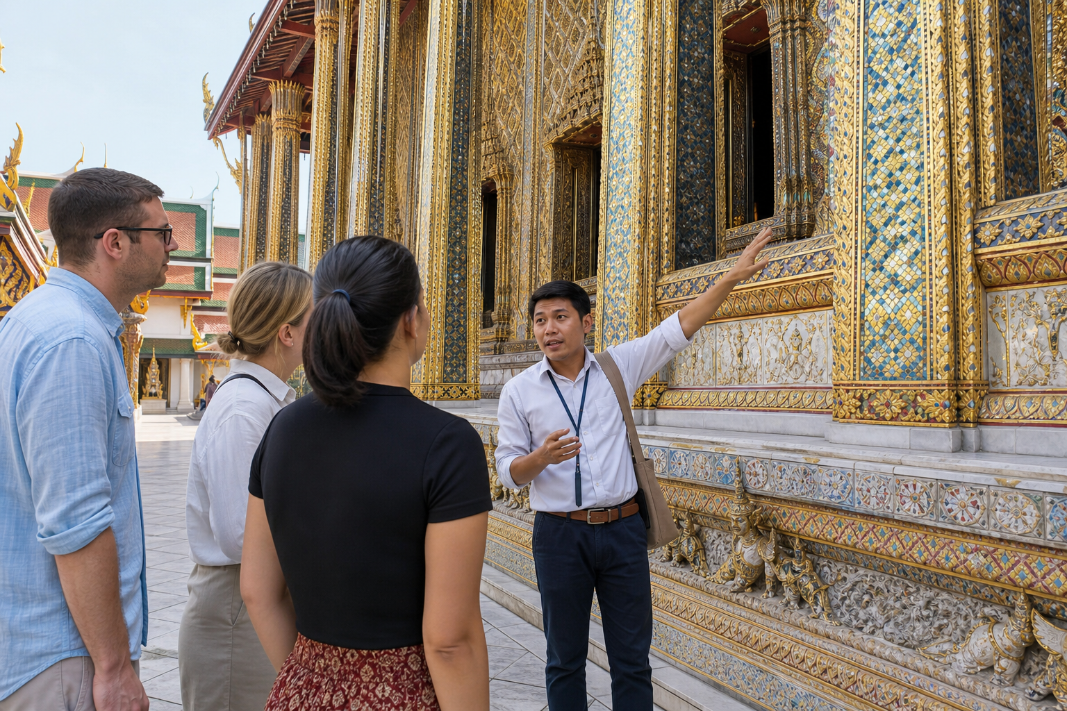 Hiring an English Speaking Temple Guide