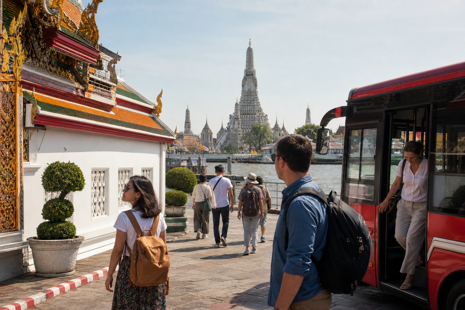 Historic Stops Wat Pho Grand Palace and Wat Arun