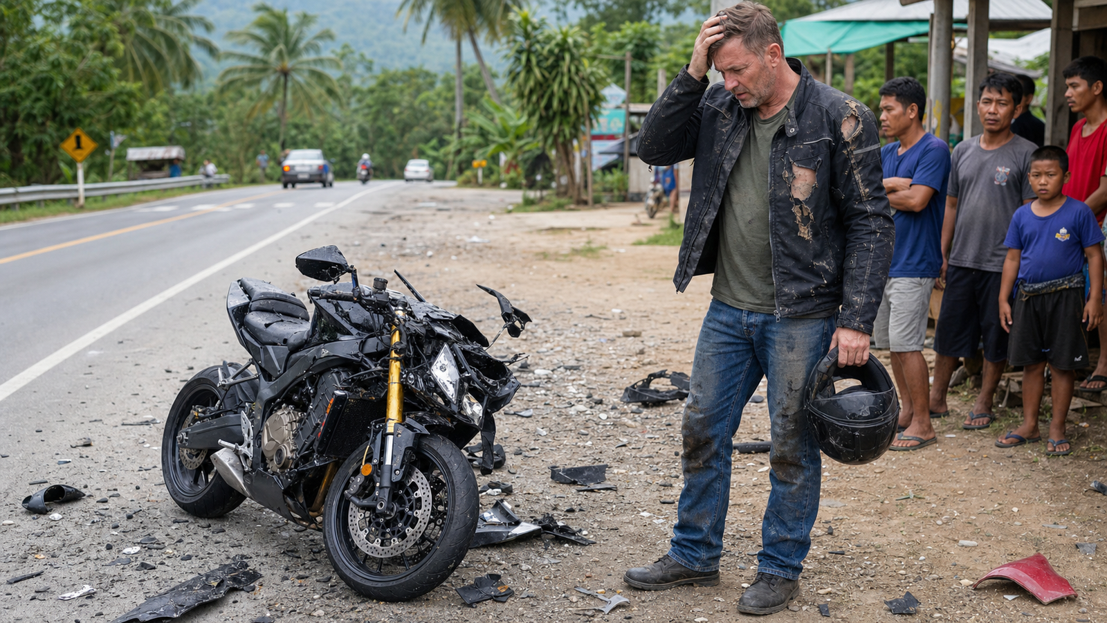 honda-fireblade-crash-in-thailand