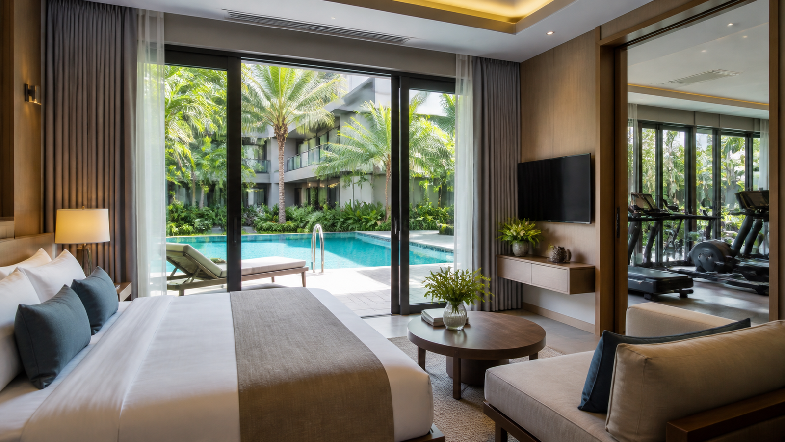 Hua Hin Resort Pool and Room