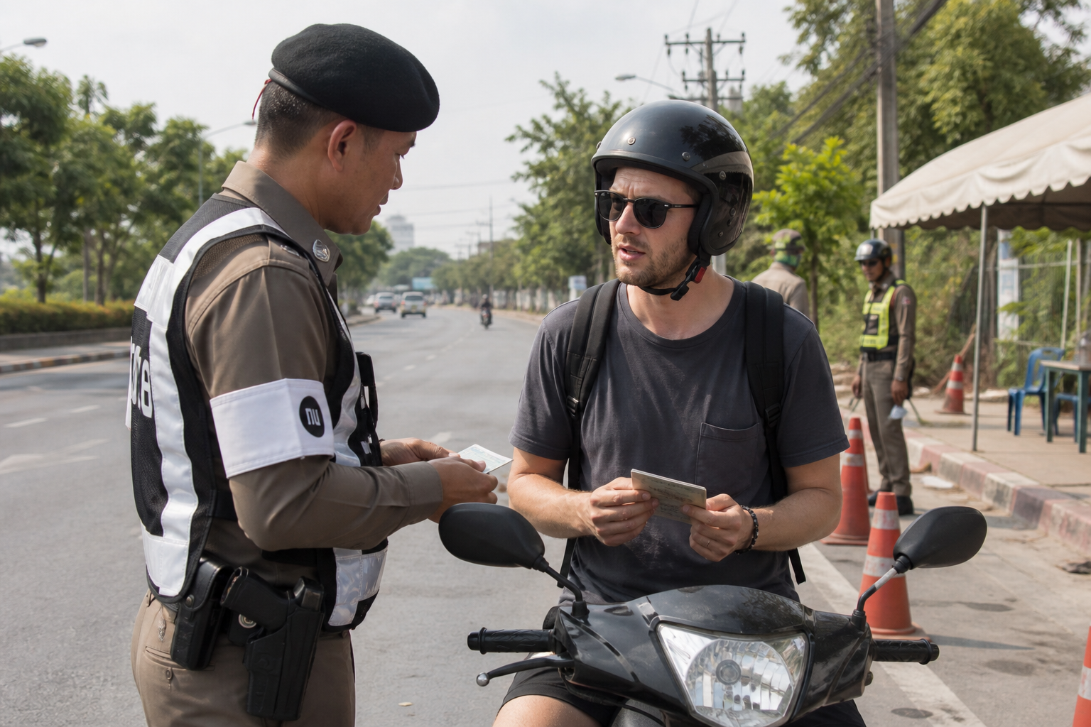 International Driving Licences and Thailand Police Checkpoints