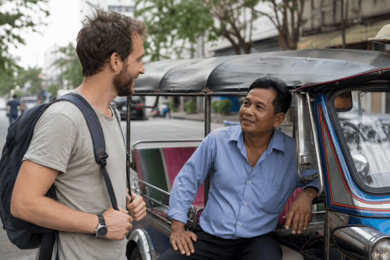 Meeting James the Tuk Tuk Driver