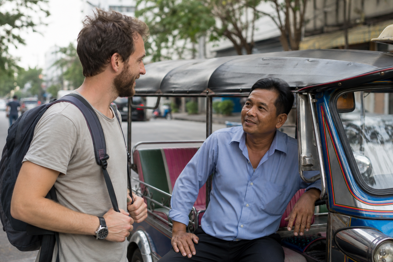 Meeting James the Tuk Tuk Driver