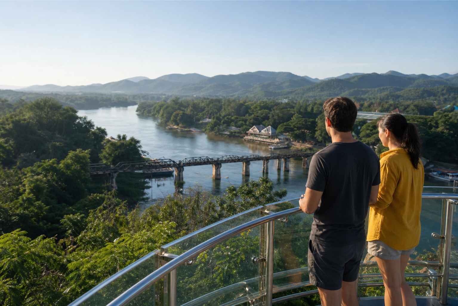 Kanchanaburi Skywalk and Memorial Bridge