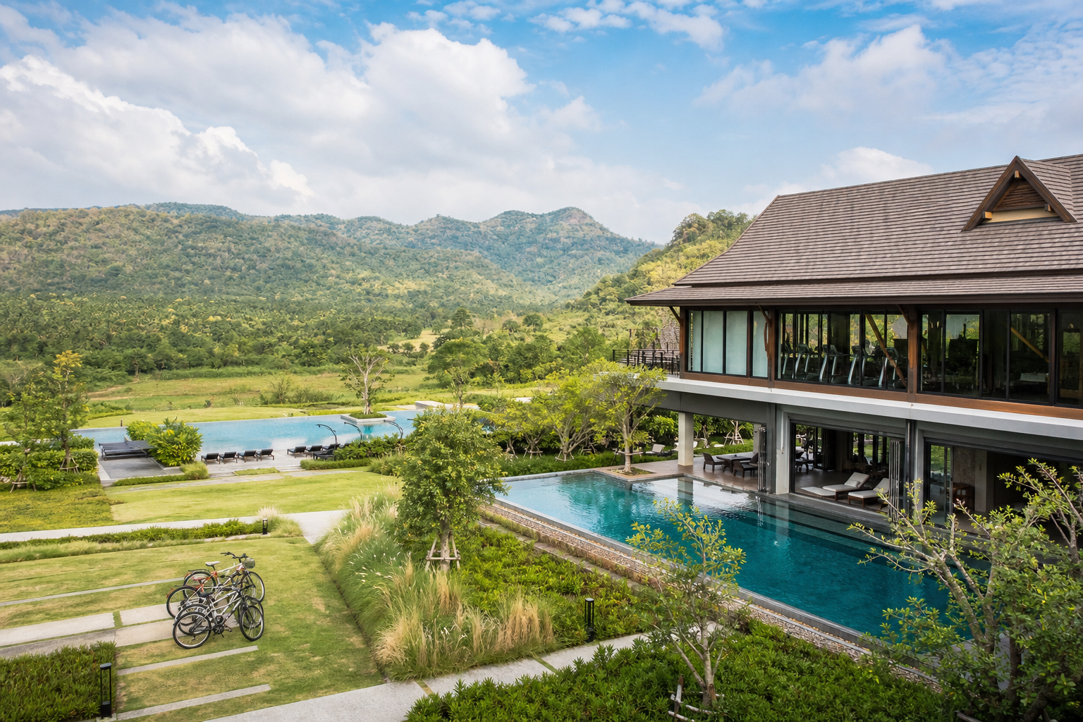 Resort Pools, Bikes, Golf, and Activities