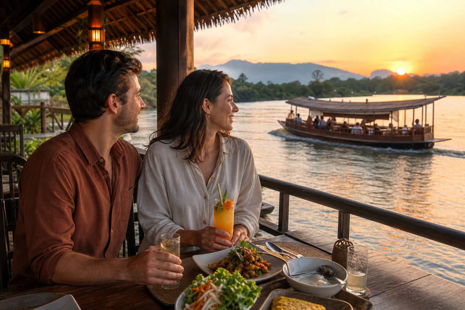 Kirimantra Restaurant and the Sunset Boat Ride