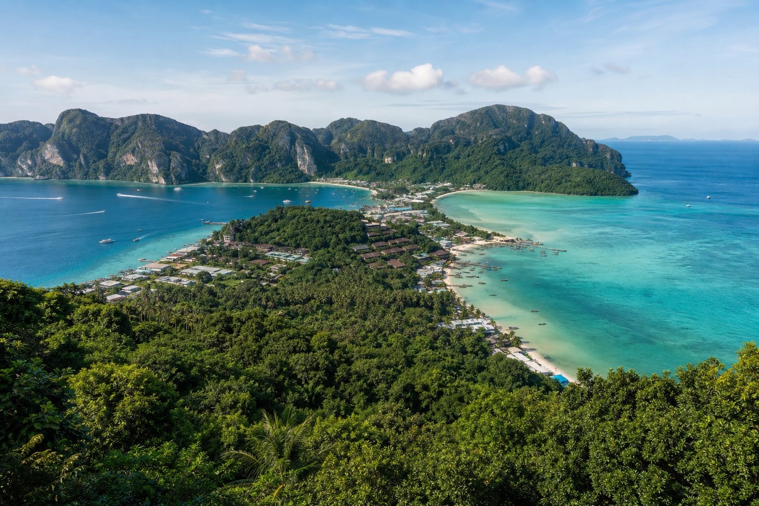 Koh Phi Phi Geography and the Main Island
