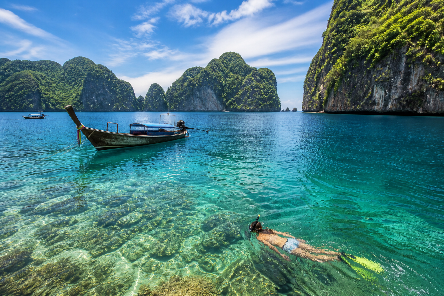Koh Phi Phi for Shark Point and Island Hopping