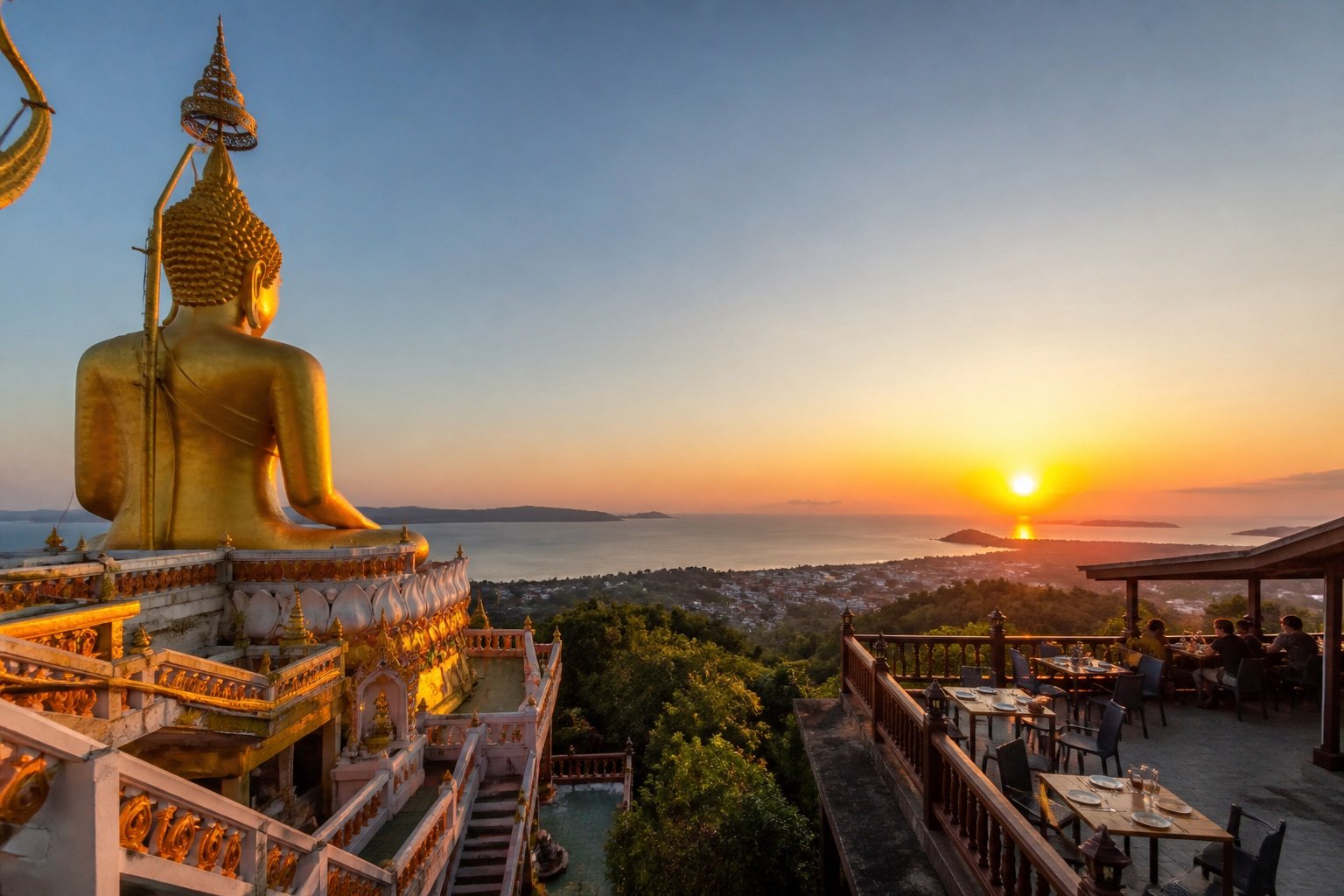 Koh Samui Big Buddha and Hilltop Restaurants