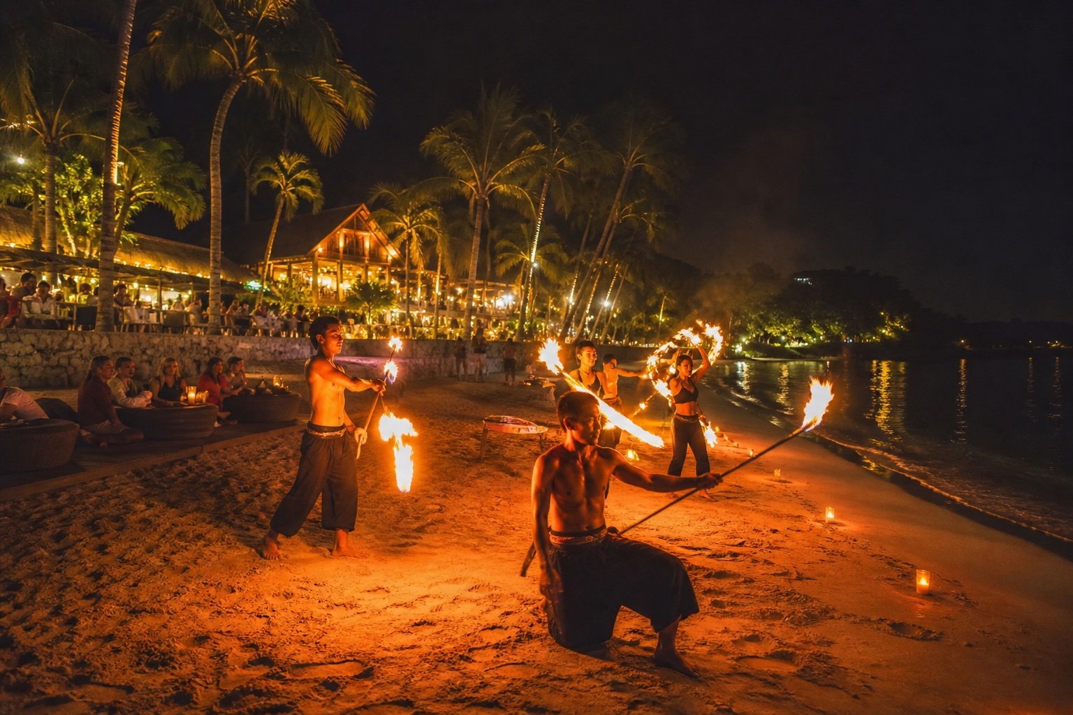Koh Samui Fire Shows and White Lotus Locations