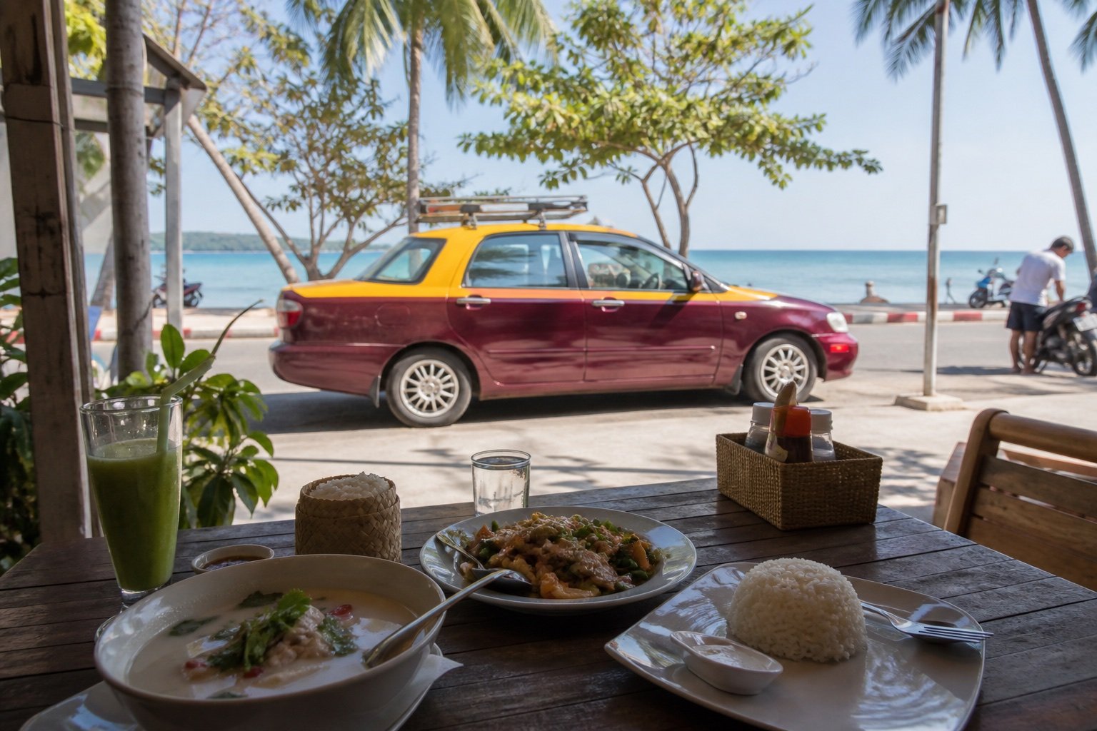 Koh Samui Food Taxi and Beach Prices
