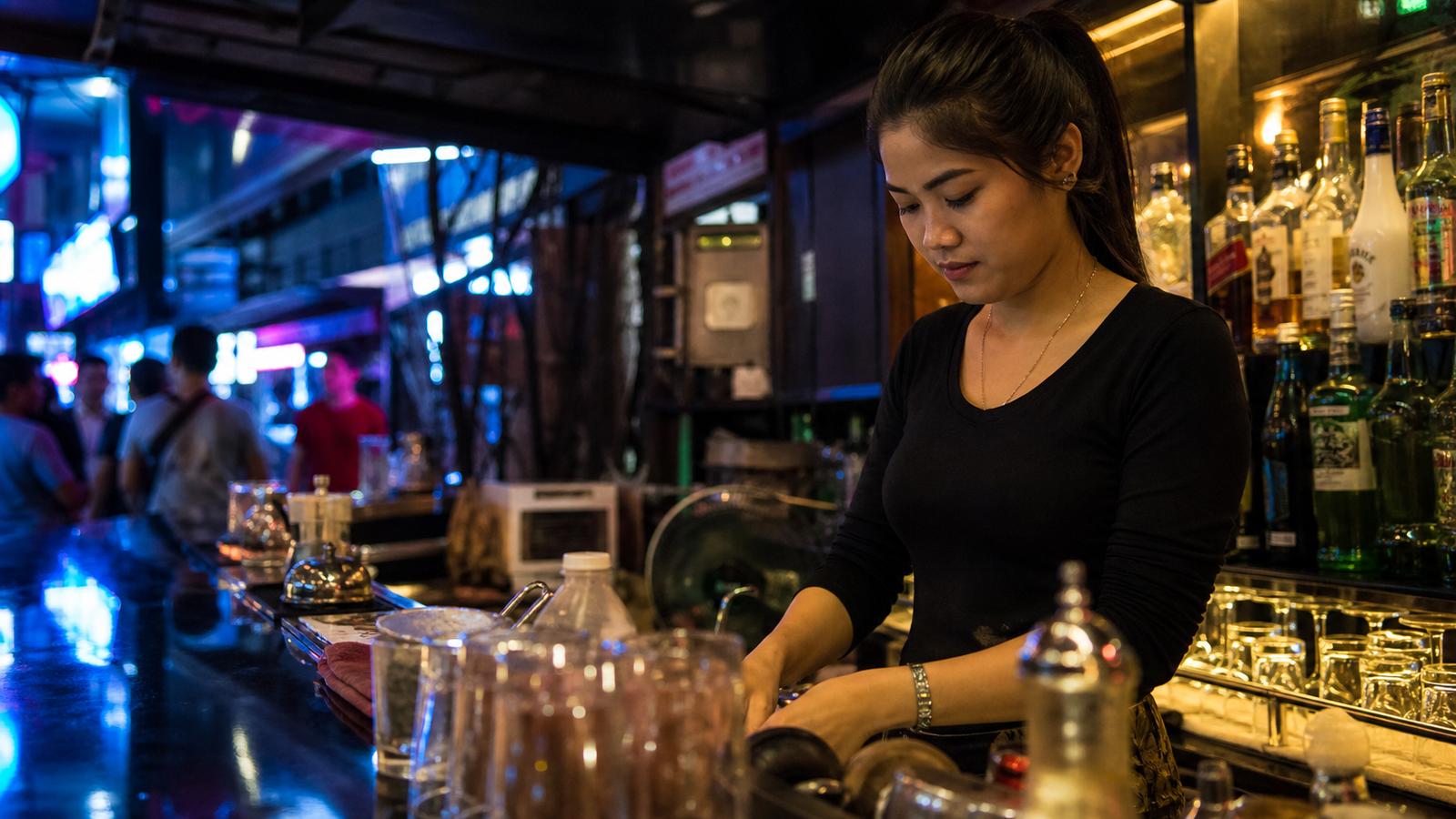 Kwan's Work in Patpong and Pattaya's Bars
