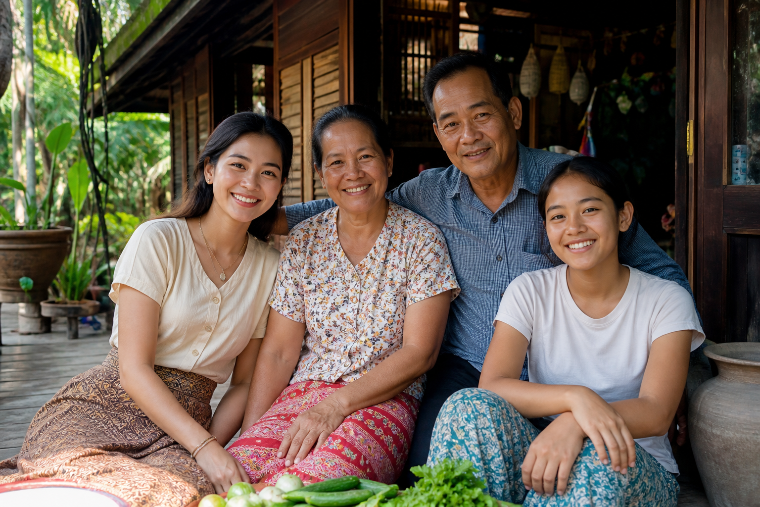Learning Thai and Meeting Wang's Family