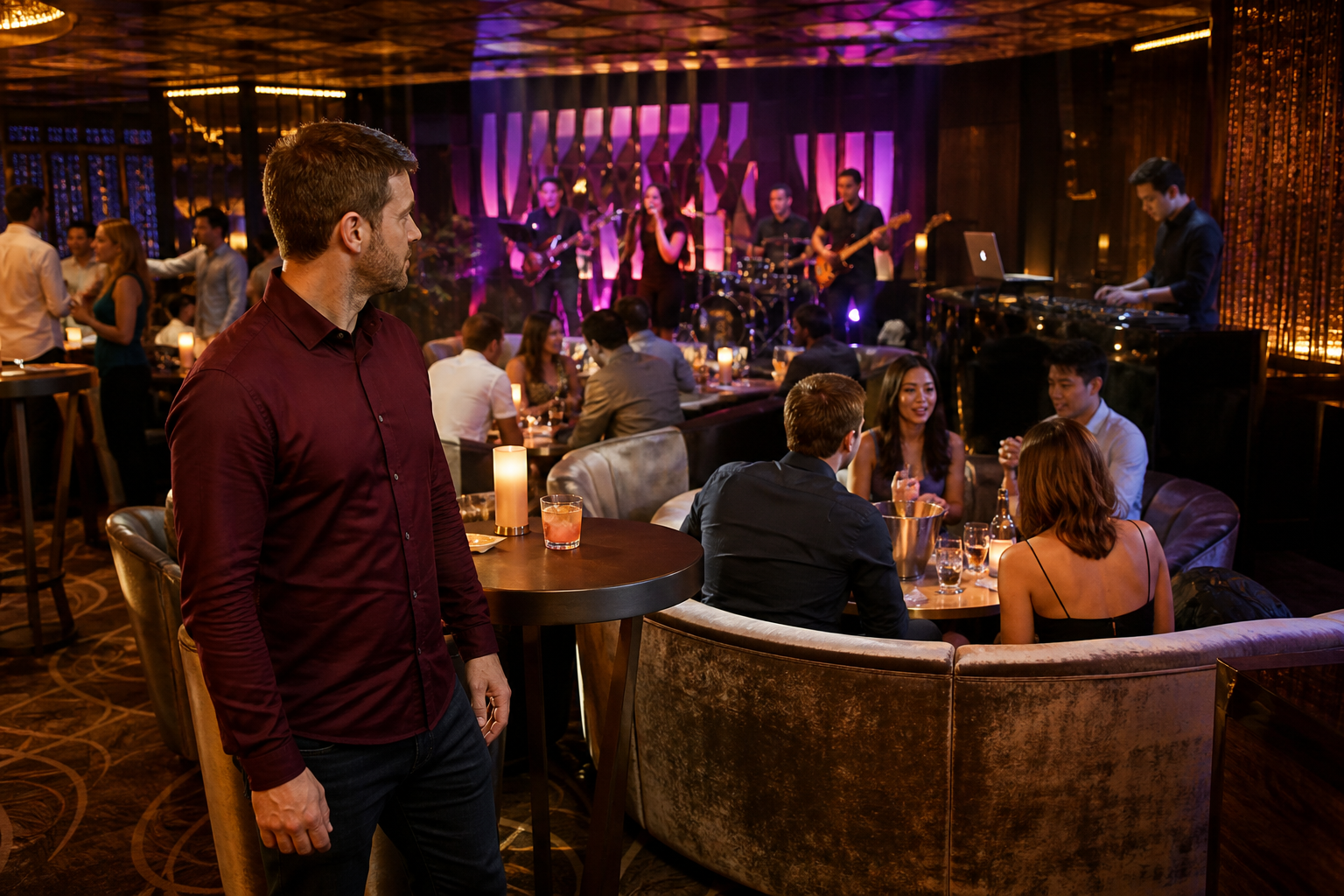 Live Entertainment and Table Options at The Pimp