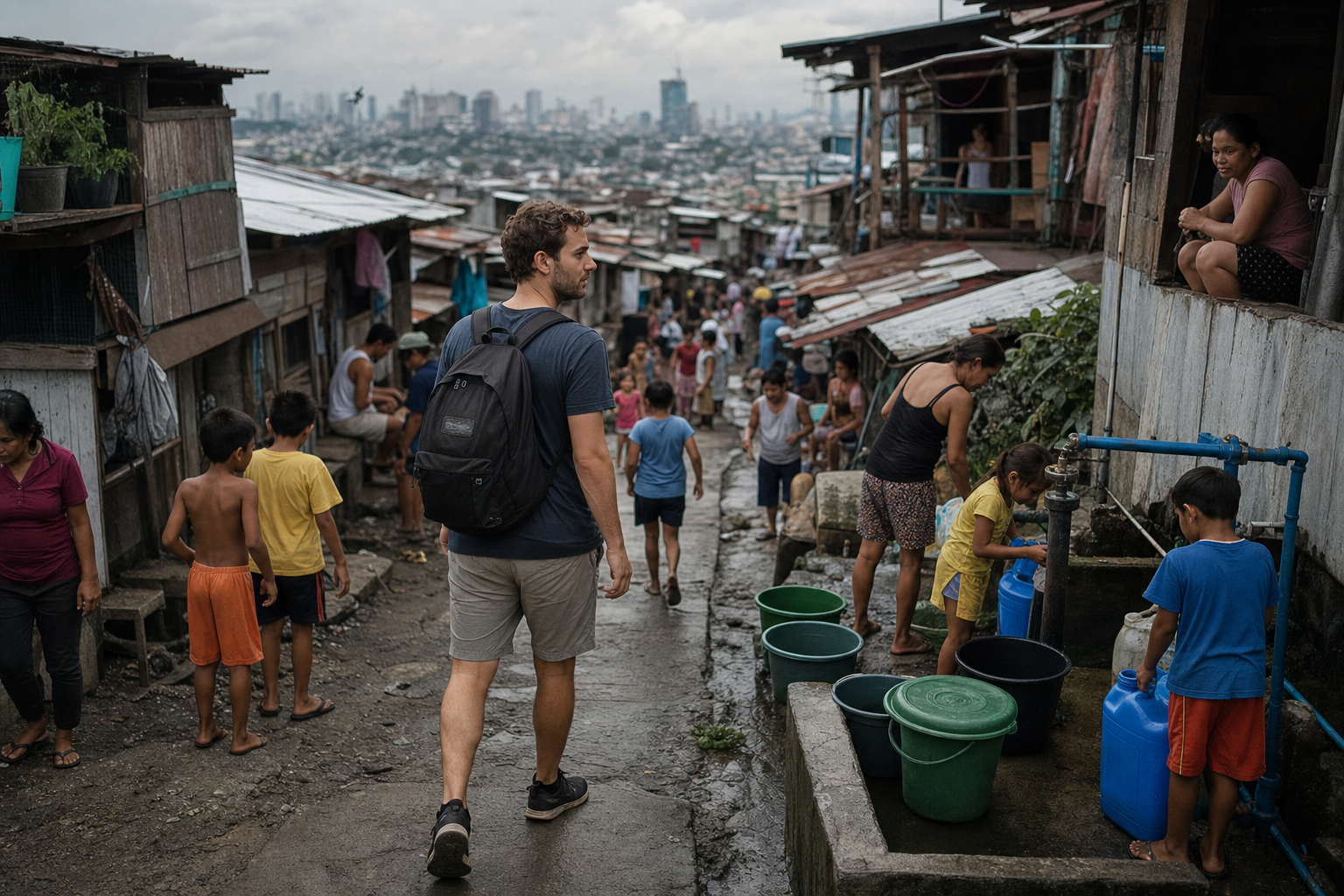 Living in the Slums