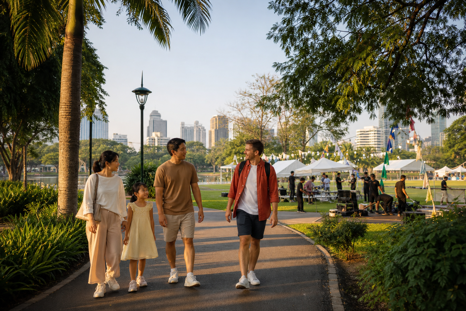 Lumpini Park Events and the Green Link