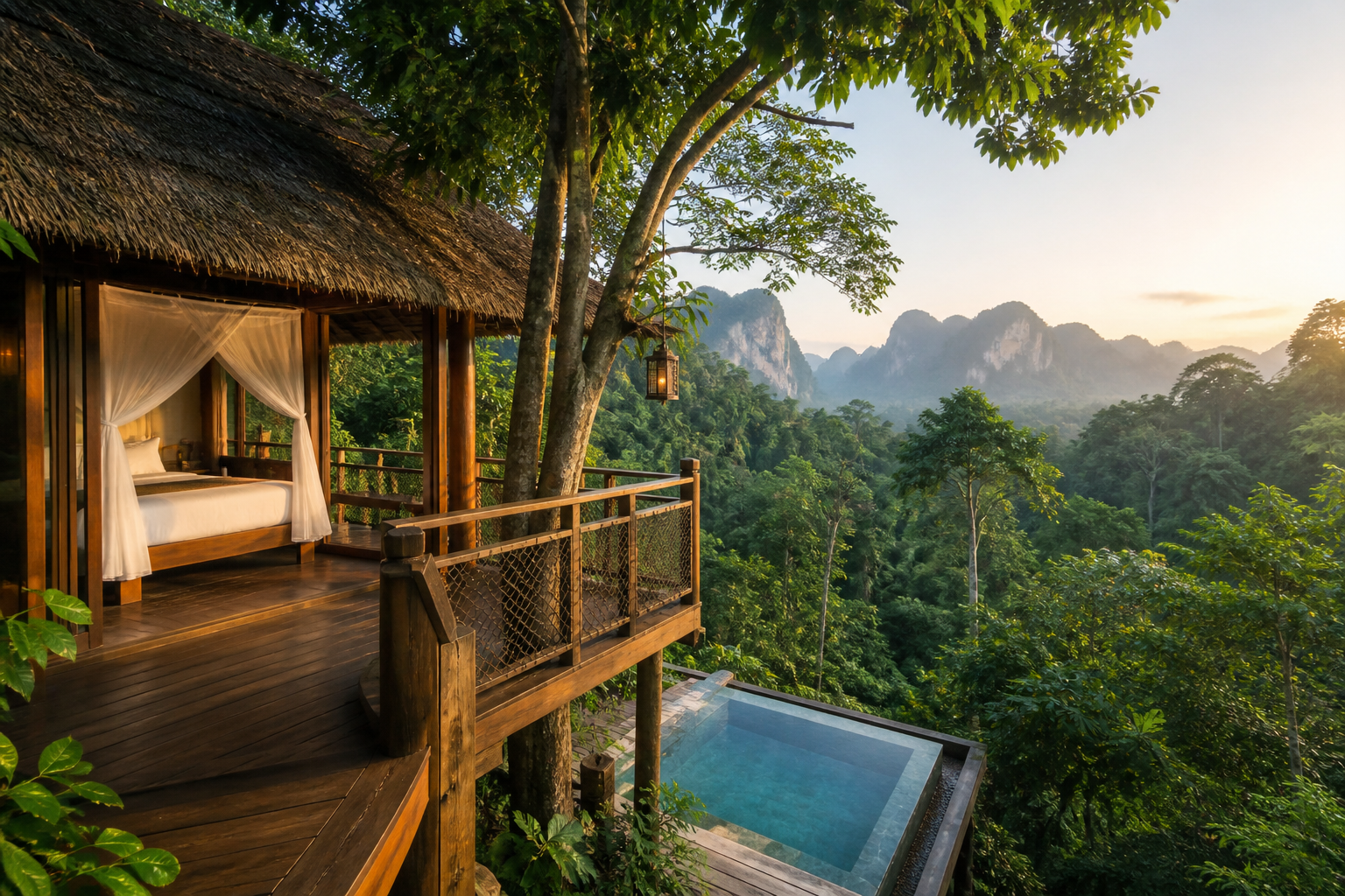 Luxury Jungle Treehouse Stays