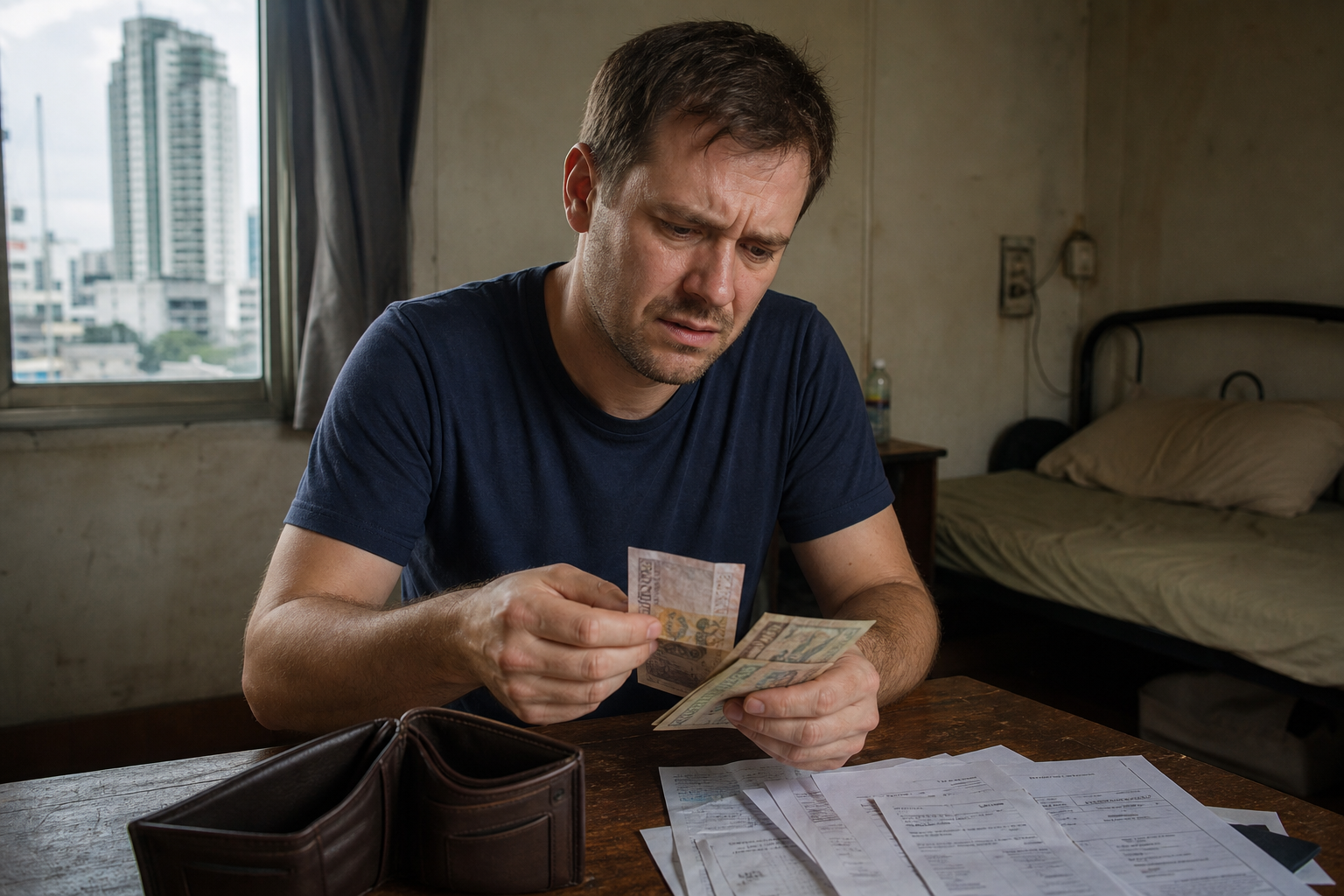 Mark Runs Out of Money