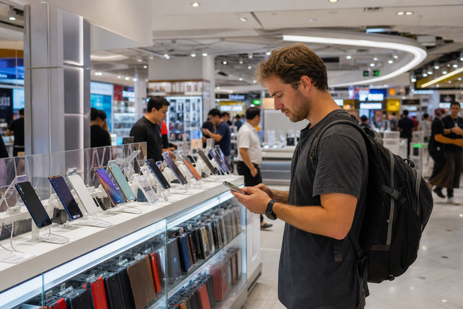 Electronics Shopping and Price Checks