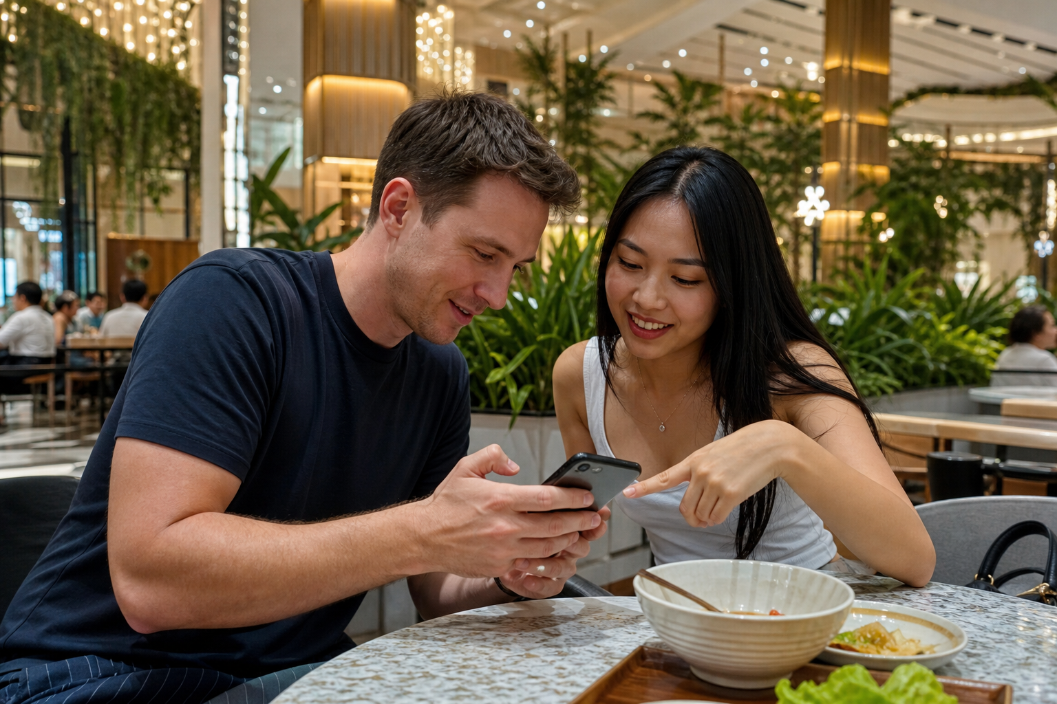 Meeting a Woman at Siam Paragon Mall