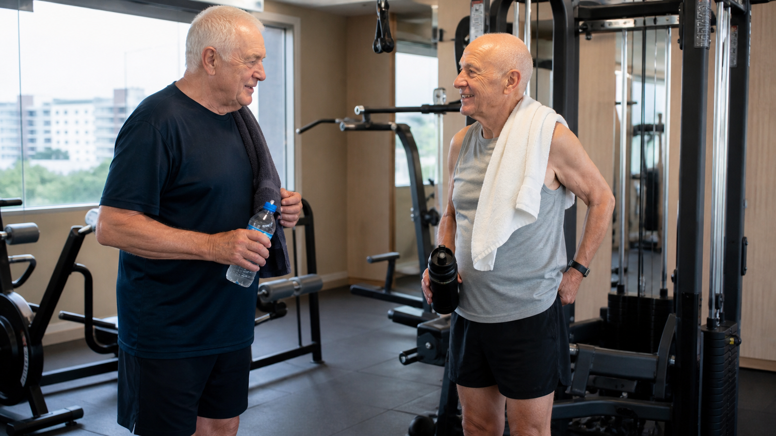 Meeting Arthur at the Hotel Gym
