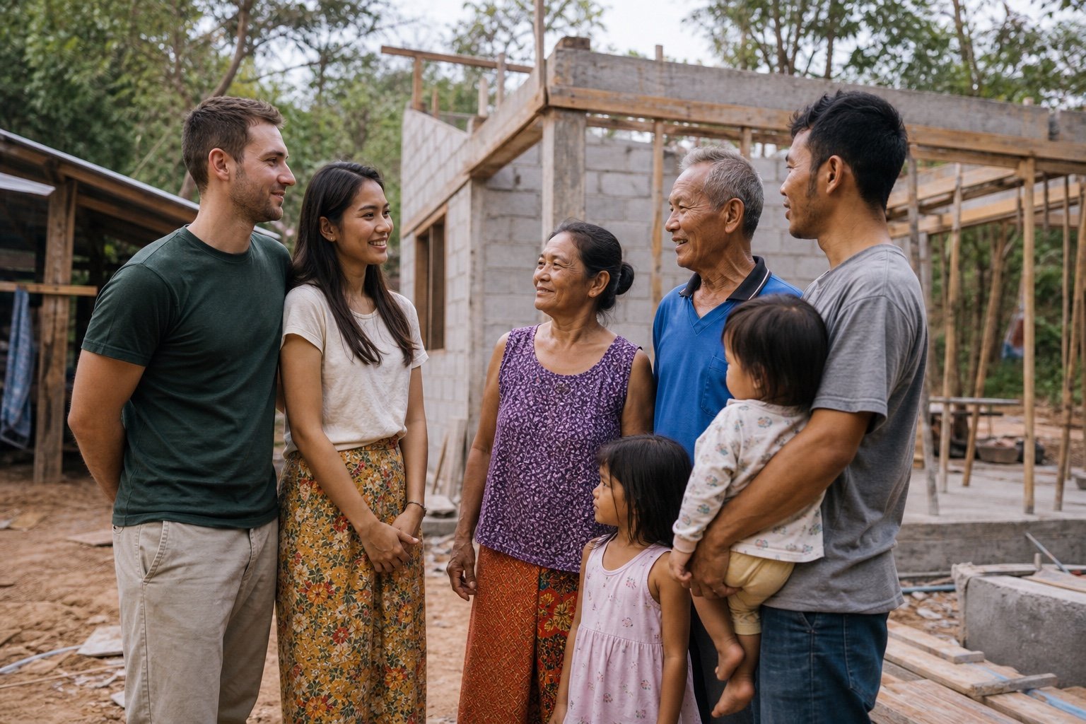 Meeting Her Family And Building A Home