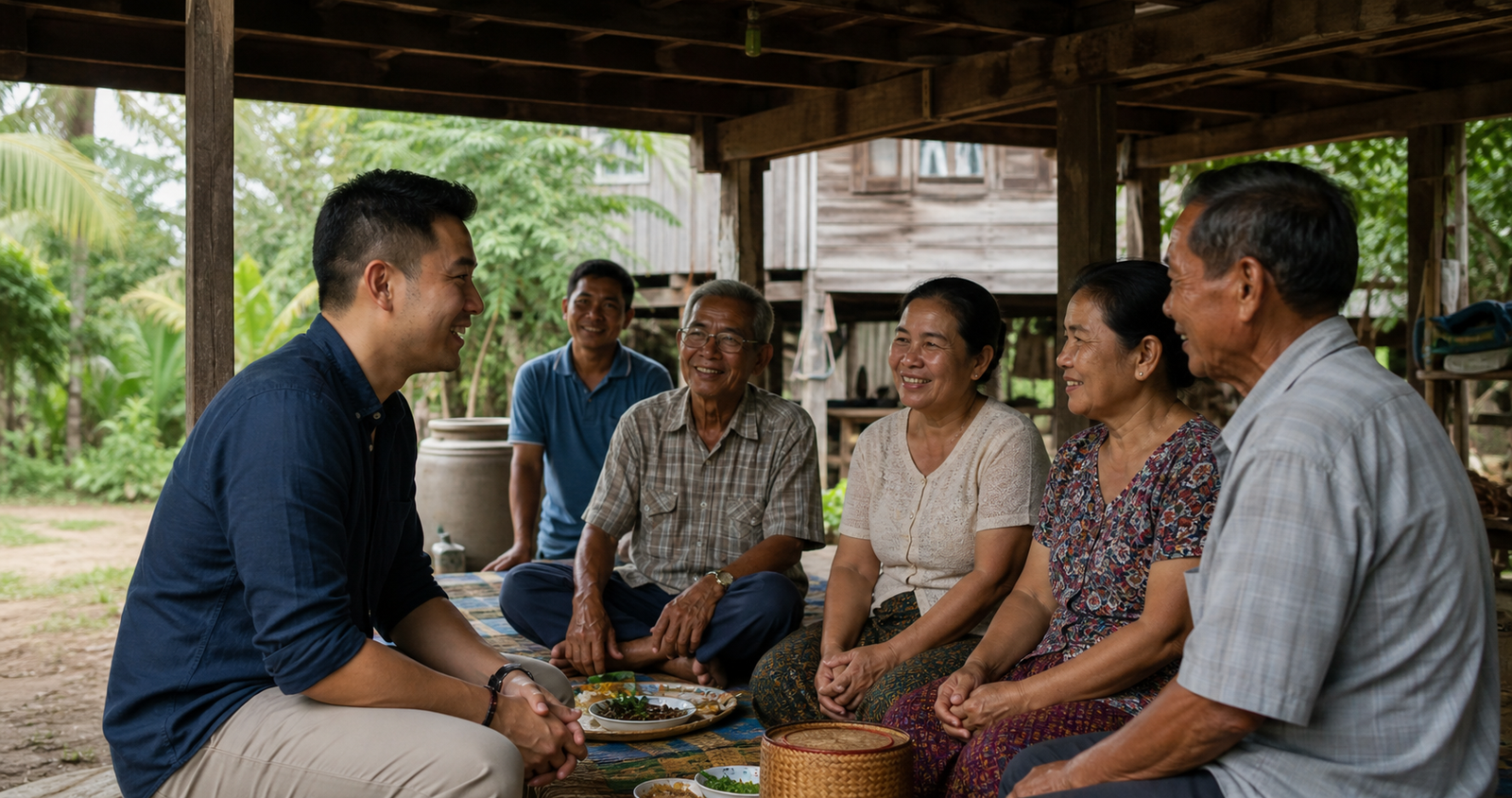 Meeting Her Family In Rural Thailand