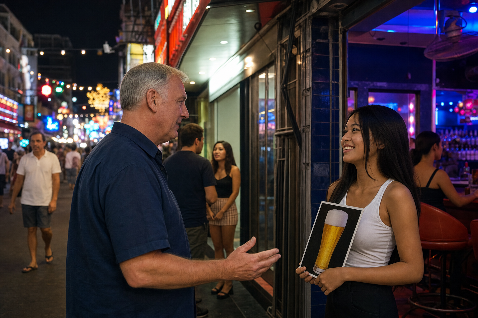 Meeting Her on Walking Street