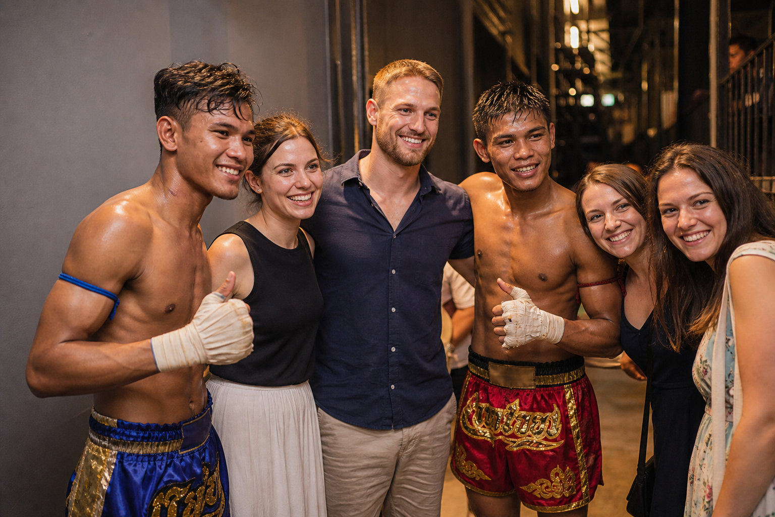 Meeting Muay Thai Fighters After the Fight