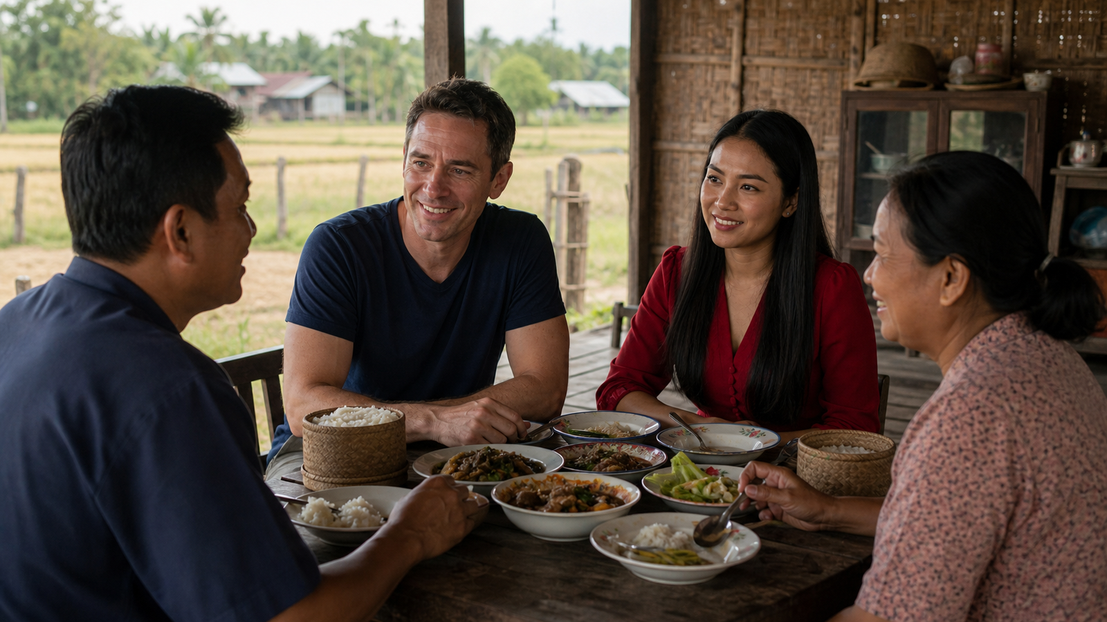 Meeting Pi's Family in Isan